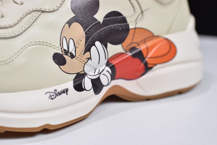 g*u*i disney x rhyton vintage trainer sneaker 498916 a9l00 9522
