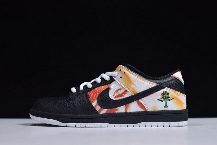 nike sb dunk low raygun tie-dye black bq6832-001