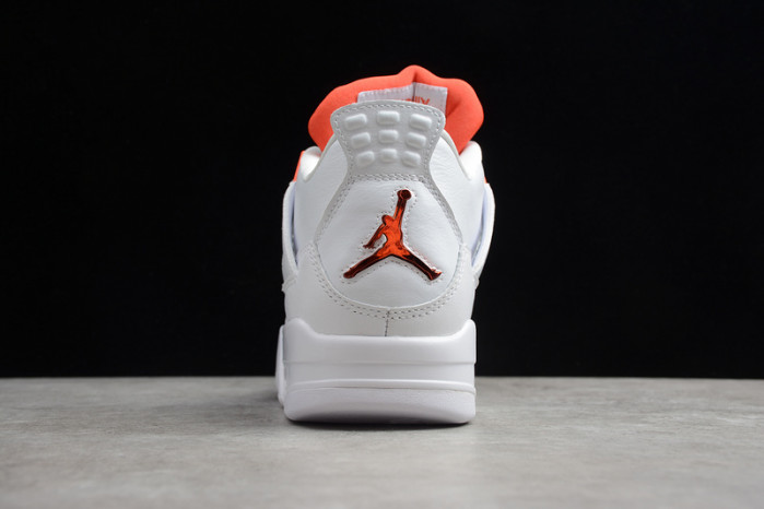 air jordan 4 retro orange metallic ct8527-118