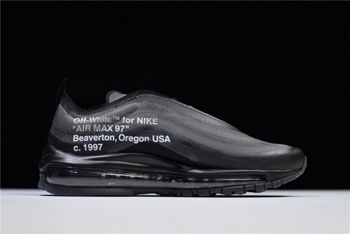 ow nike air max 97 black aj4585-001