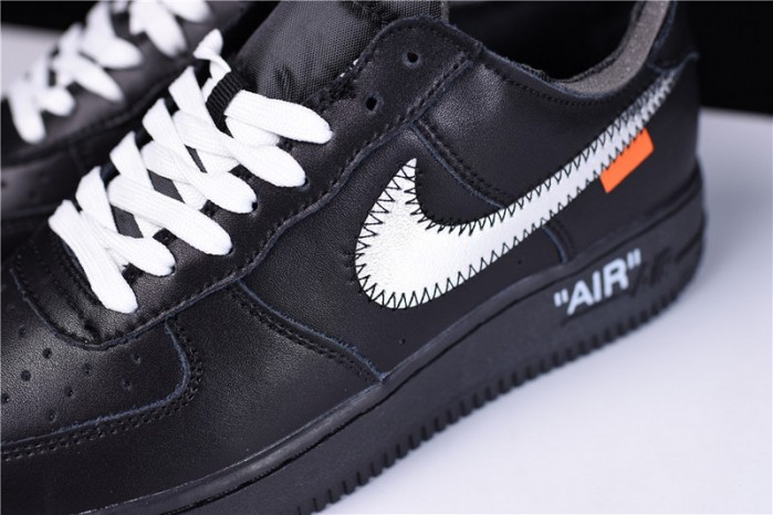 ow x nike air force 1 07 low black av5210-001