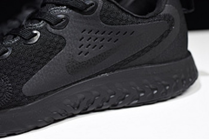 nike legend epic react running shoes black/black aa1625 002