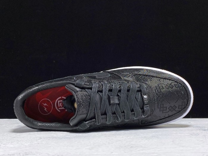 fragment clot nike air force 1 black cz3986-001