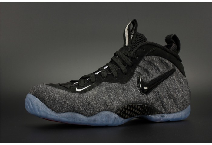 NIKE AIR FOAMPOSITE PRO "TECH FLEECE" dark grey mens 624041-007