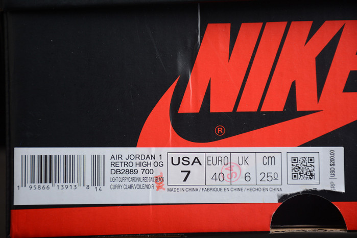 AIR JORDAN 1 ELEMENT GORE-TEX LIGHT CURRY DB2889-700