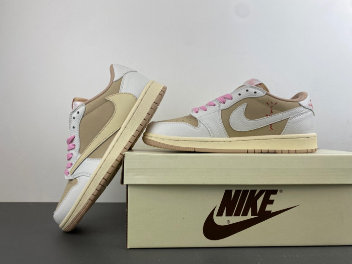 Air Jordan 1 Low Travis Scott Sail DM7866 106