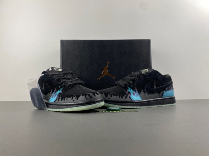 Air Jordan 1 Low Halloween Fortune Fly HQ3442-001