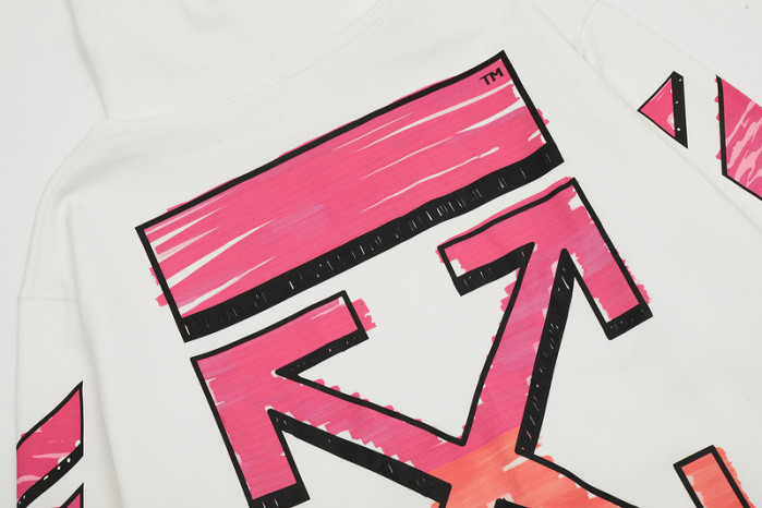 OFF WH1TE Hoodie W008